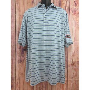 Footjoy Mens Blue Striped Titlist Polo XL